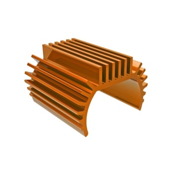 Heat sink Alu for Titan 87T Motor 6061-T6 Alu orange Anodized