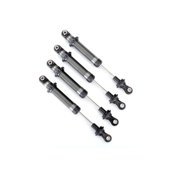Shocks, GTS, Alu Silver (without springs) (4) (for #8140)