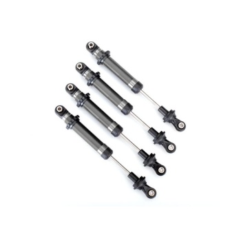 Shocks, GTS, Alu Silver (without springs) (4) (for #8140)