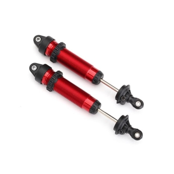 Shocks GTR 139mm Red Alu (assembeled without springs) rear threaded