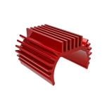 Heat sink Alu for Titan 87T Motor 6061-T6 Alu Red Anodized
