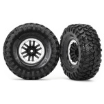 Tires and wheels, assembled, glued (TRX-4® 1.9” satin beadlock wheels, Canyon Trail 4.6x1.9” tires) (2)