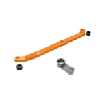 Steering link orange, servo horn, Alu TRX-4M