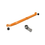 Steering link orange, servo horn, Alu TRX-4M