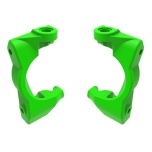 Caster blocks (c-hubs), left & right (green) Mini Maxx