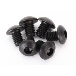 Screws, 3x4mm button-head machine (hex drive) (6)