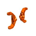 Caster-Blocks, 6061-T6 Alu orange Anodized l/r