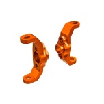 Caster-Blocks, 6061-T6 Alu orange Anodized l/r