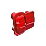 Axle cover6061-T6 Alu Red Anodized (2)