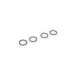 16mm Shock Nut O-rings (4): 8ight