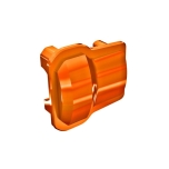 Axle cover6061-T6 Alu orange Anodized (2)