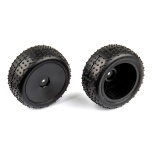 Team Associated Reflex 14T/B Wide Mini Pin Tires, mounted