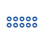 Team Associated Ballstud Washers, 5.5x1.0 mm, blue aluminum
