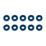 Team Associated Washers, 7.8x3.5x2.0mm, blue aluminum