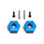 Team Associated FT Clamping Wheel Hexes, 6.0mm