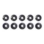Team Associated M4 Low Profile Serrated Steel Wheel Nuts