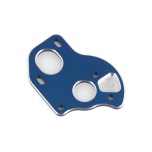 Team Associated B6.1 Laydown Motor Plate, blue aluminum