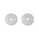 Team Associated FT 13mm Shock Pistons, 2.0mm, 2x1.5