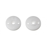 Team Associated FT 13mm Shock Pistons, 2.0mm, 2x1.8