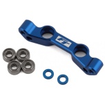 Team Associated RC10B6.4 FT Steering Rack, blue aluminum