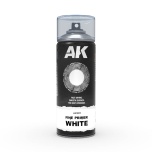 AK peeneosine kruntvärv, VALGE - aerosool 400ml (komplektis 2 düüsi)