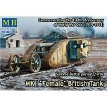 Master Box Ltd. : Mk I"Female"British tank,Somme battle 1:72
