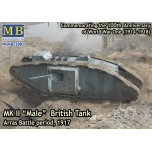 Master Box Ltd. : Mk II Male British tank.Arras Battle per 1:72