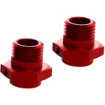 Arrma Wheel Hex Alumn 17mm/16.5mm Red (2)