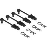 Arrma Body Clip Retainer 1/10 Scale Black (4)