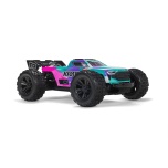 ARRMA 1/16 MINI KRATON 3S DSC 4X4 RTR Brushless Speed Truck (aku ja laadija komplektis), roheline/roosa