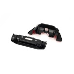 ARRMA 1/7 Painted Splitter And Diffuser Black and Red: FELONY 6S BLX