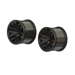 Arrma MT 2.8" Wheel 14mm Hex Black Chrome (2)