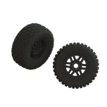 Arrma dBoots FORTRESS LP Tire Set Glued Black (2) (Mojave 4S)