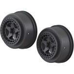 Arrma SC 2.2/3.0 Wheel 14mm Hex Black (2)