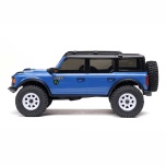 Axial 1/30 SCX30 Ford Bronco 4X4 RTR Brushed Rock Crawler (Battery & Charger Included), Blue