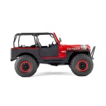 Axial 1/30 SCX30 Jeep CJ-7 GenRight 4X4 RTR Brushed Rock Crawler (Battery & Charger Included), Red