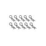 Carson body clips 24mm, black (10)