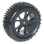 FTX VANTAGE Front Buggy Tire Mounted on Black Wheels (Pair)