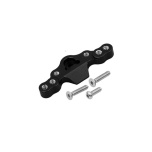 GPM Alu front upper arm mount black Losi Mini-T 2.0 and Mini-B