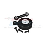 GPM Alu 7075 servoleevendi 25T, must (Arrma 3S & 4S RC autod)