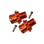 GPM Traxxas Sledge +13 mm hex adapters (Orange)