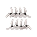 Gemfan 40mm 1614 3-Blade Propeller Clear Black (4CW+4CCW)