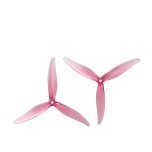 Gemfan Hurricane 7043 7 tolli 3-labaga propeller, läbipaistev roosa (2CW+2CCW)