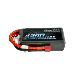 Gens ace 4300mAh 3S1P 11.4V 50C Lipo Battery with T-plug
