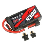 Gens ace 4300mAh 3S1P 11.4V 50C Lipo aku, XT60/T-pistik (Crawlerile)