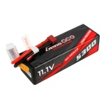 Gens ace 5300mAh 11.1V 60C 3S1P kõvakestaga Lipo aku, T-pistik