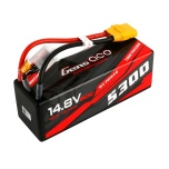 Gens ace 5300mAh 14.8V 60C 4S1P HardCase car Lipo Battery pack with XT90