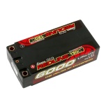 Gens ace Redline Series 6000mAh 7.6V 130C 2S2P HardCase HV Shorty Lipo Battery