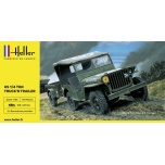 Heller US 1/4 Ton Truck & Trailer 1:35