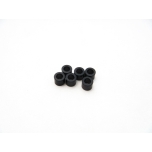 Hiro Seiko 3mm Alloy Spacer Set (thickness 2.5mm), Black (6 pcs)